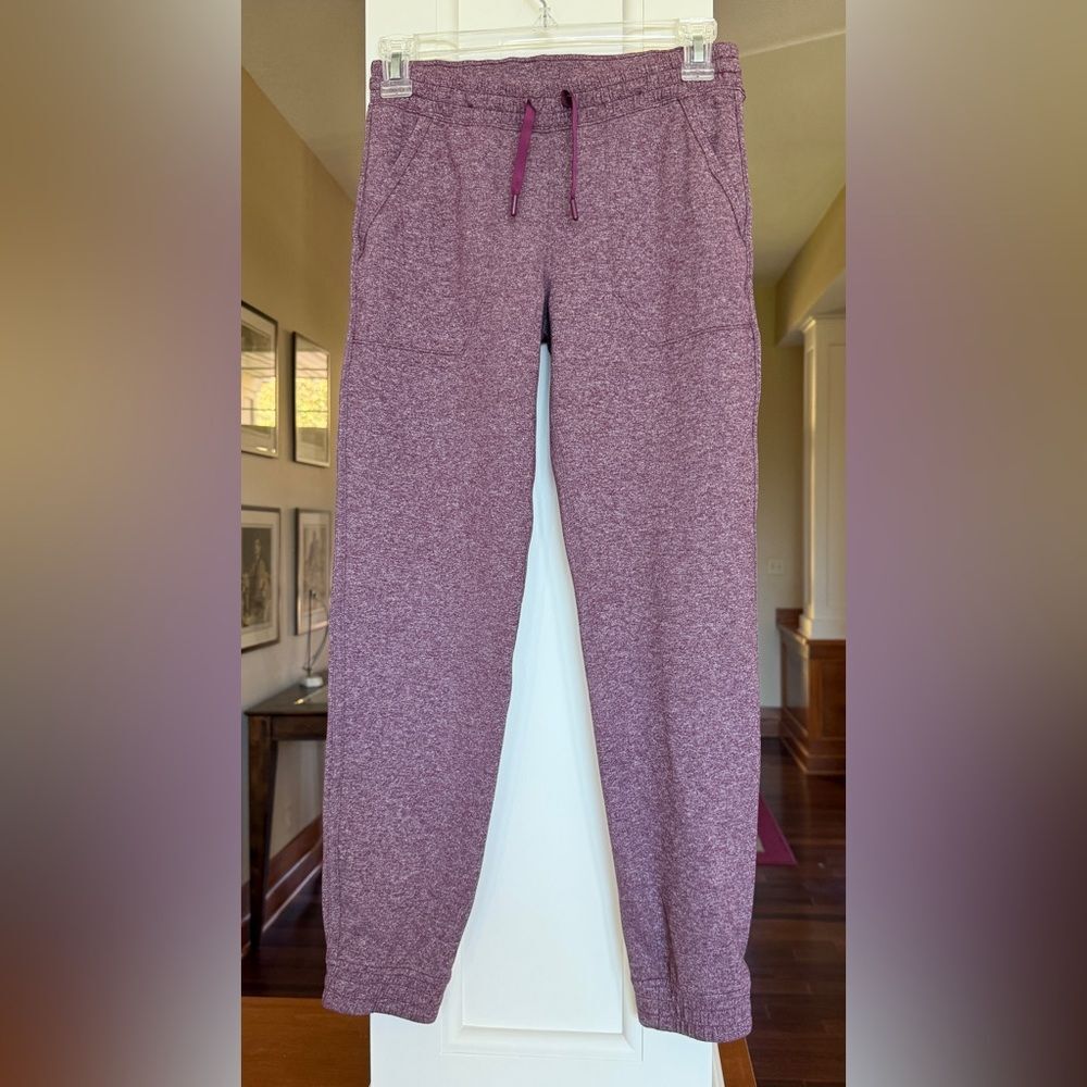 Ivivva Heathered Mauve Kids Leggings